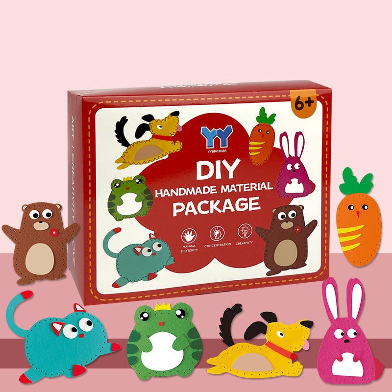 Kletshuts™ SewingCraft 1+1 GRATIS: DIY Dyr Sy Sett Barn Kreativt Håndverk Sett