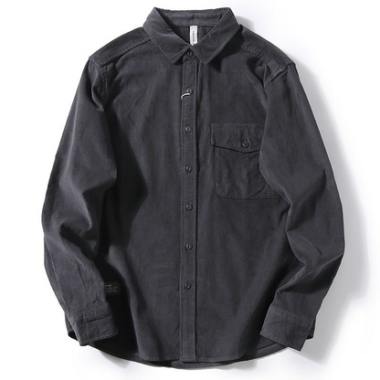 Icone™ CozyShirt: Mellemvægt Børstet Utility Lomme Hyggelig Skjorte