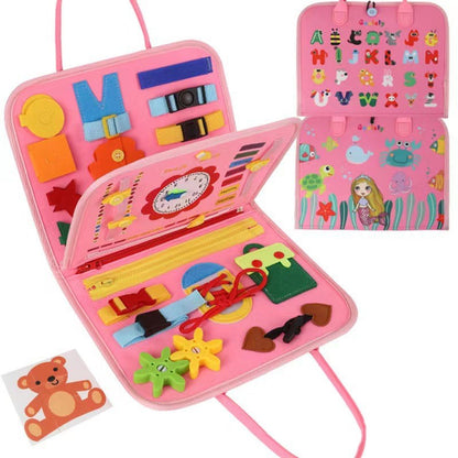Kletshuts™ BusyBoard: Sensoriske Finmotoriske Ferdigheter Montessori Pedagogisk Busy Board