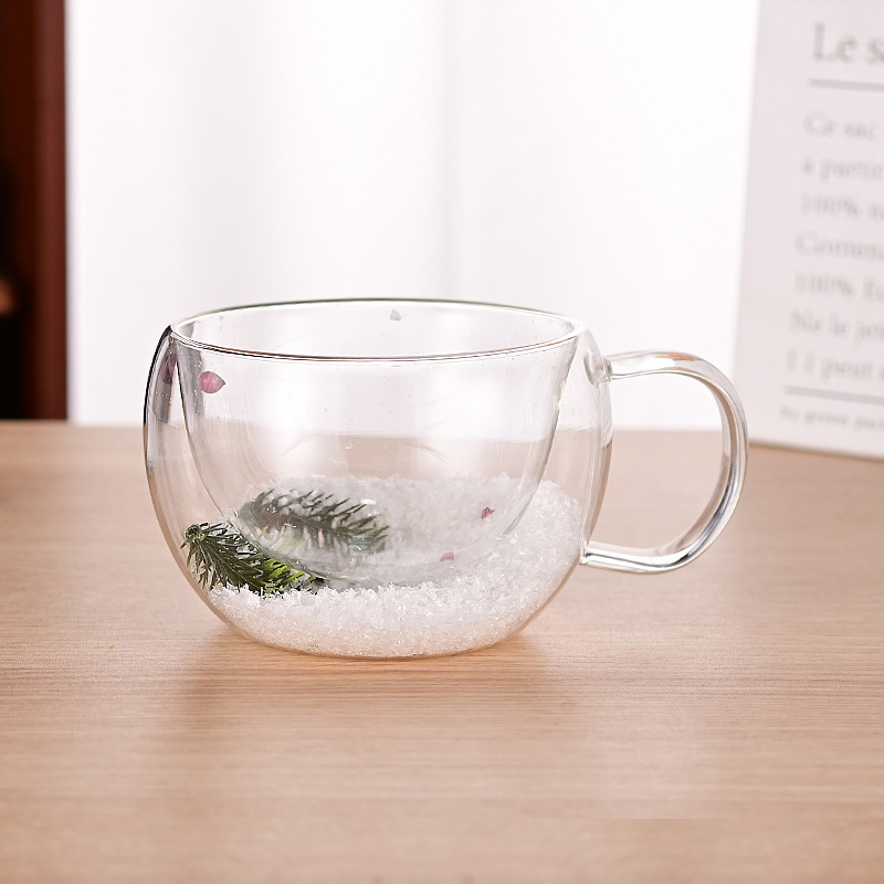 CrystalMug - Dobbelt Lagdelt Kreativ Glasskrus