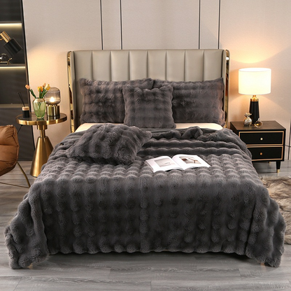 FluffyBlanket - Ekstra Tykt Sofa- og Seng Vinterteppe
