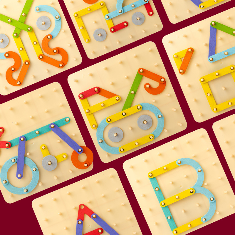 Kletshuts™ PuzzleBoard - Montessori Trepuslespill Platesett