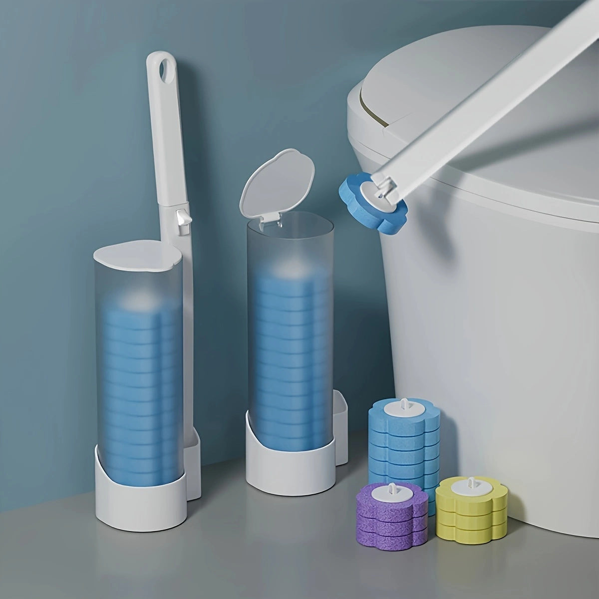 Cleaner Pro° ToiletCleaner: Engangs toalettbørste hoderensersett