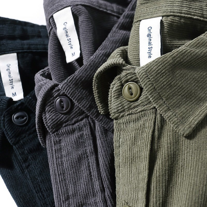 Icone™ CozyShirt: Mellemvægt Børstet Utility Lomme Hyggelig Skjorte