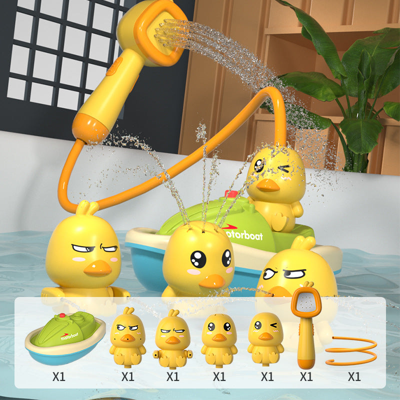 Kletshuts™ ShowerDuck: Søt Interaktiv Elektrisk And Dusj Leketøy Sett