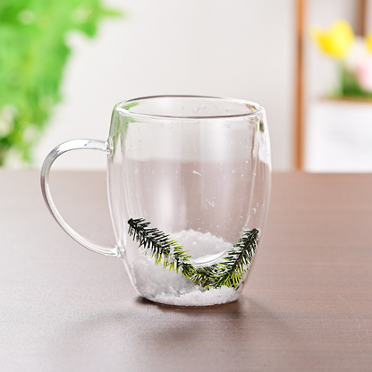CrystalMug - Dobbelt Lagdelt Kreativ Glasskrus
