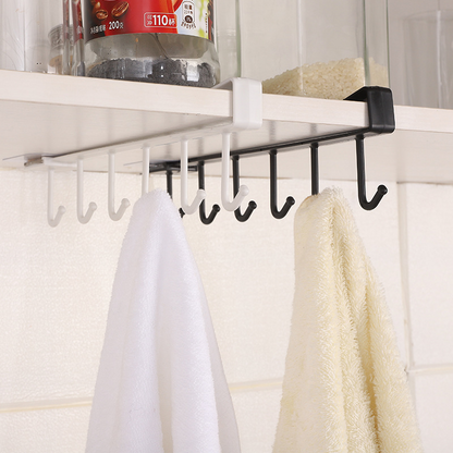GlideHold® ShelfHooks 1+1 GRATIS: Hylle Opphengskroker Til Kjøkken Og Klesskap