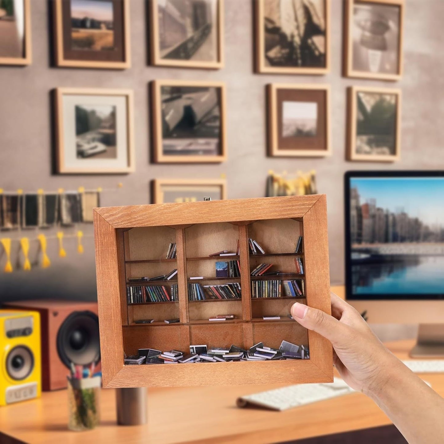 AnxietyBookshelf - Rist og Organiser Angst Bokhylle
