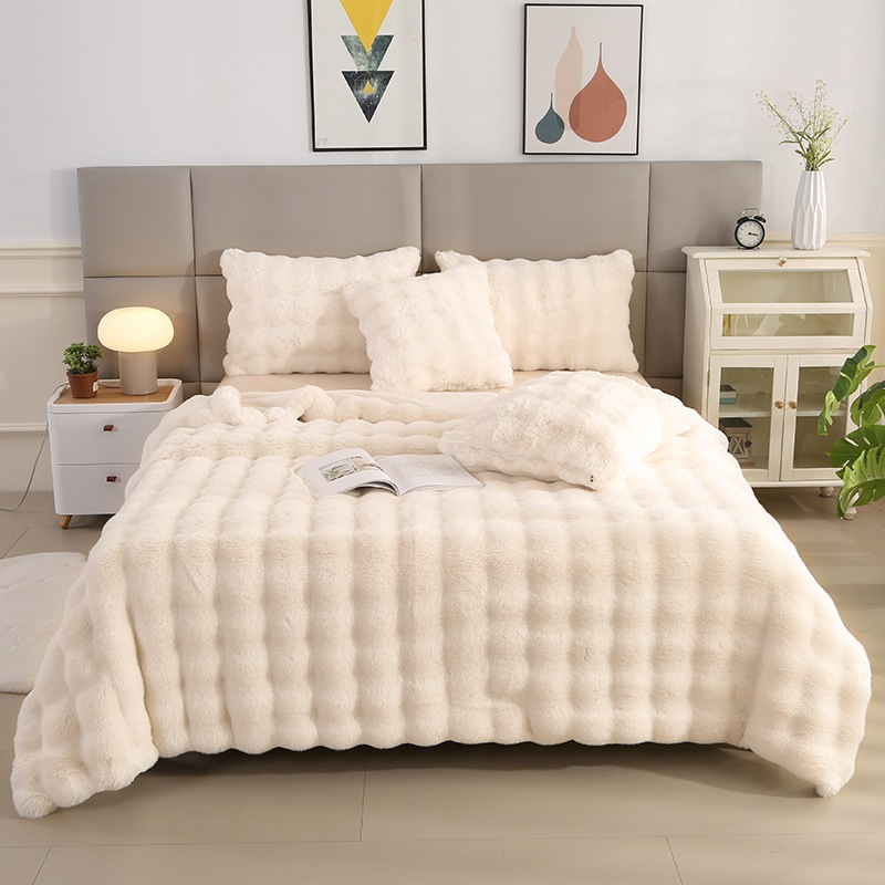 FluffyBlanket - Ekstra Tykt Sofa- og Seng Vinterteppe