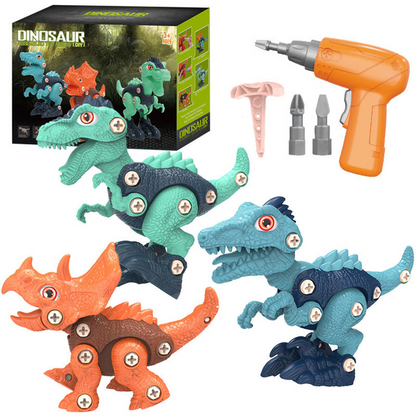 Kletshuts™ DinoBuilder: Bygg-Og-Lek Lærerikt Dino Byggesett