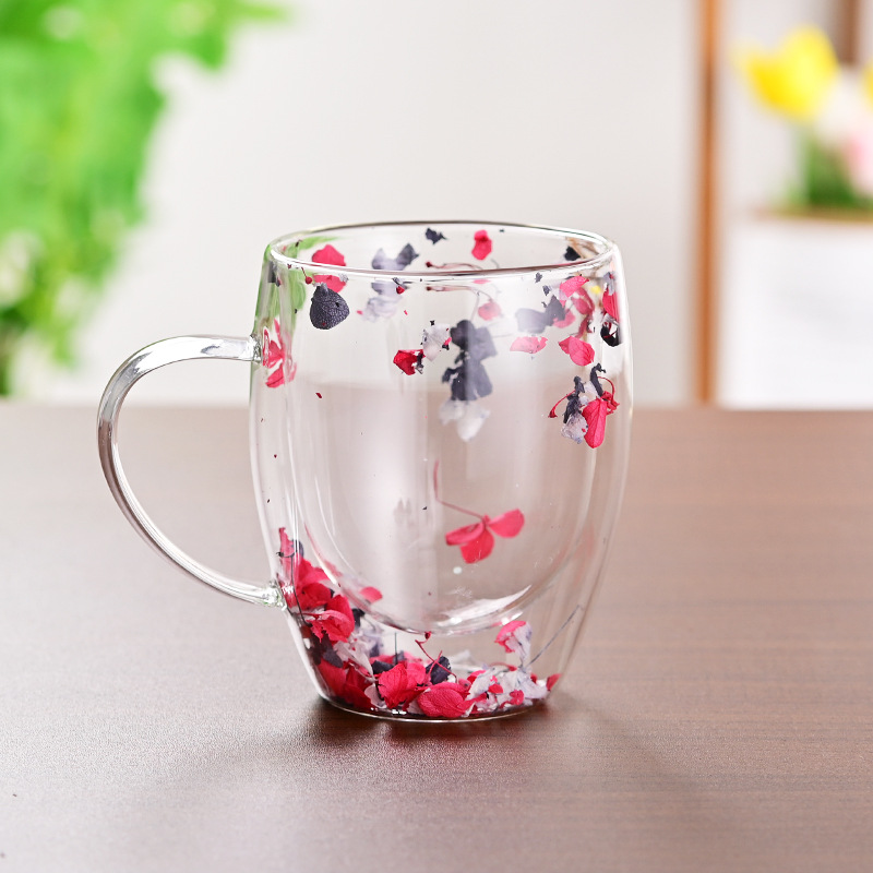 CrystalMug - Dobbelt Lagdelt Kreativ Glasskrus