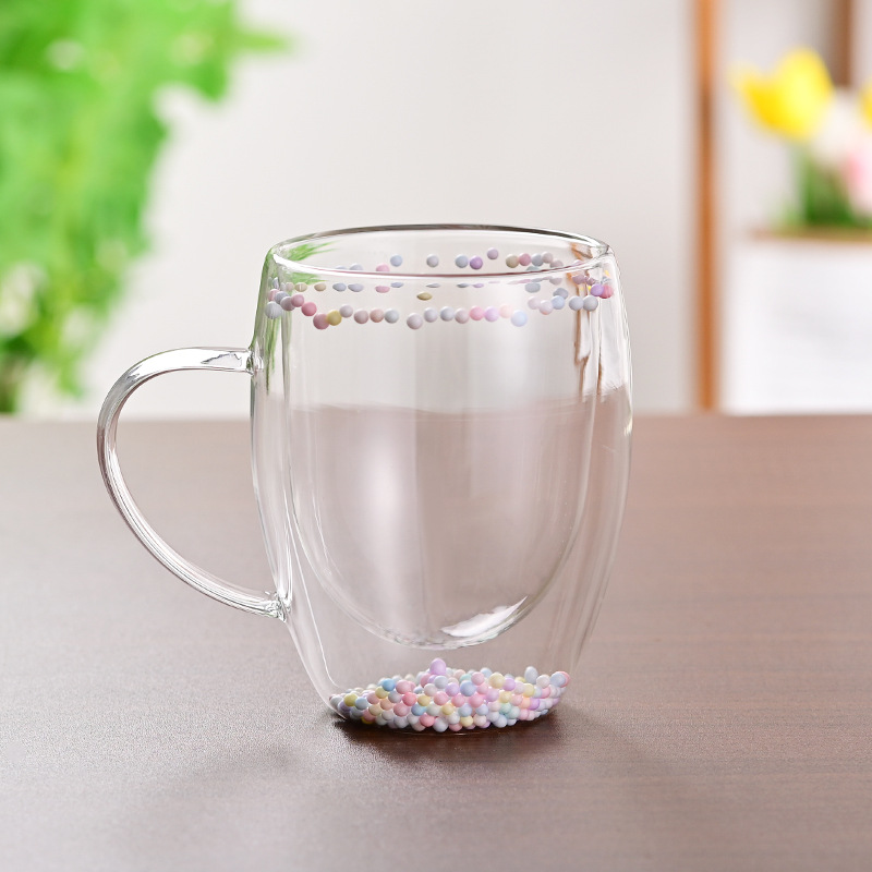 CrystalMug - Dobbelt Lagdelt Kreativ Glasskrus