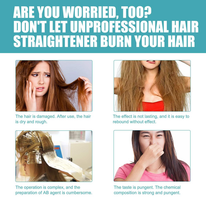 Rose® ShineStraight 1+1 GRATIS: Frizz-fri Glans Og Rett Hårkrem