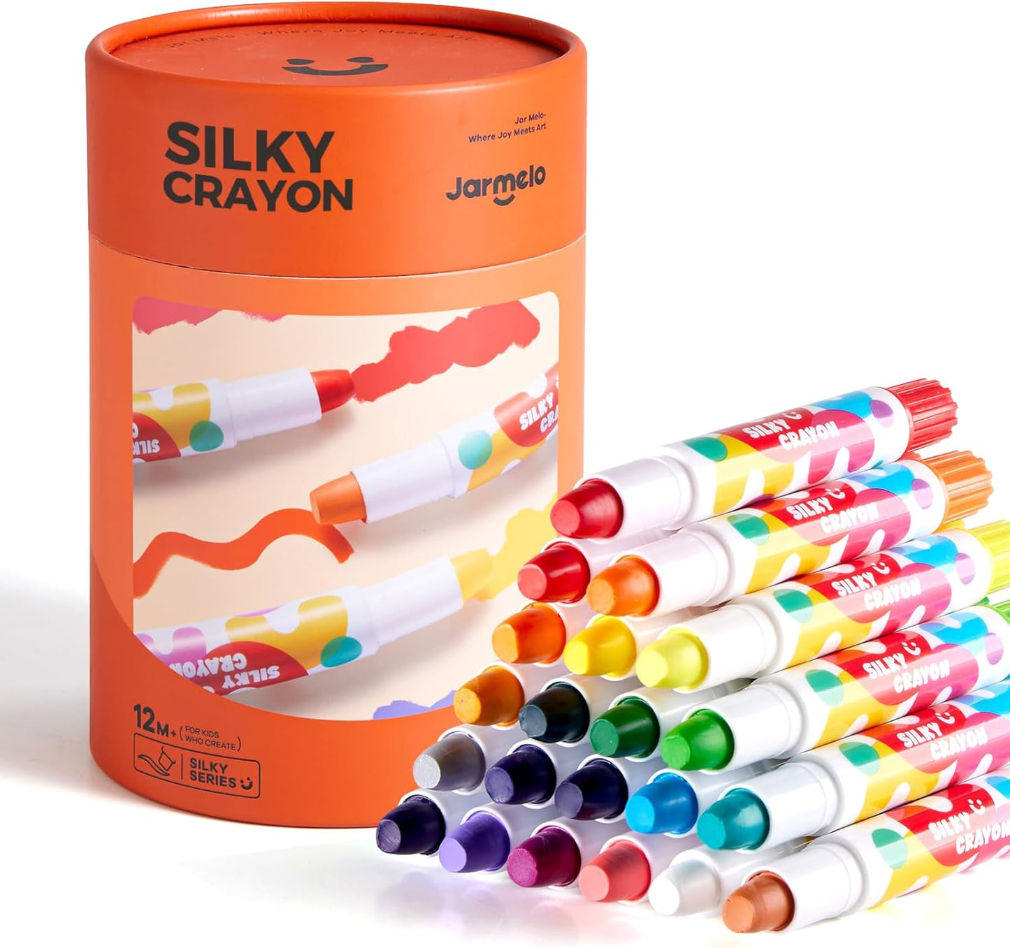 Kletshuts™ JumboCrayons: Børns Let-Greb Kreative Glatte Farver Jumbo Farver