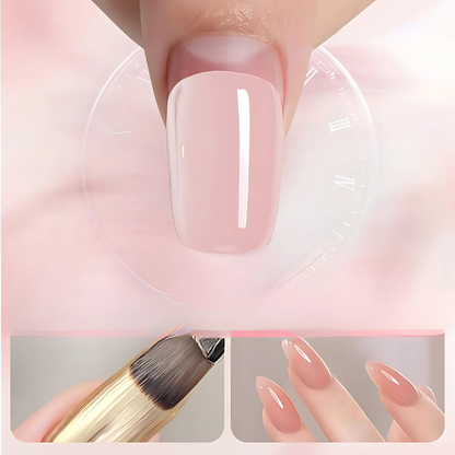 NailClear 1+1 GRATIS - 3-i-1 Transparent Profesjonell Neglekonstruksjonsgel