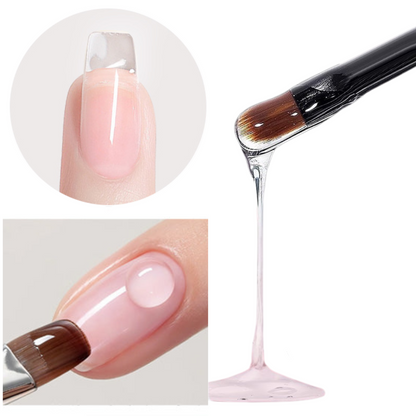NailClear 1+1 GRATIS - 3-i-1 Transparent Profesjonell Neglekonstruksjonsgel