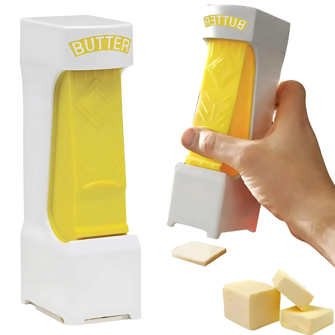 Globetrek° ButterSlicer: Enkel ett-klikk smørskjærer kjøkkenverktøy