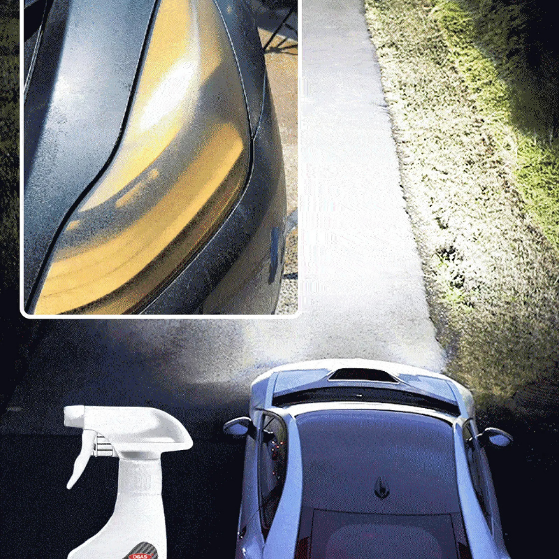 HeadlightSpray 1+1 GRATIS: Enkel å bruke Bilfrontlykter Rengjøring Spray-Sett