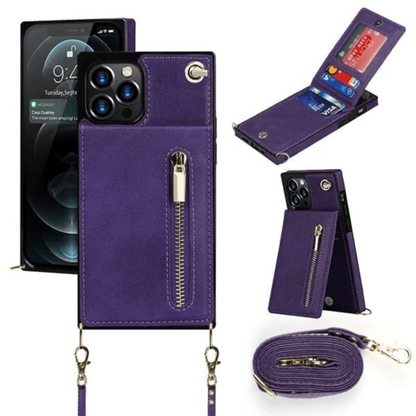 Icone™ PhoneWallet: Crossbody Telefonetui Lommebok Og Kortholder