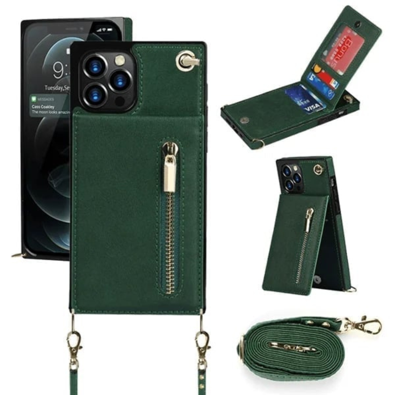 Icone™ PhoneWallet: Crossbody Telefonetui Lommebok Og Kortholder