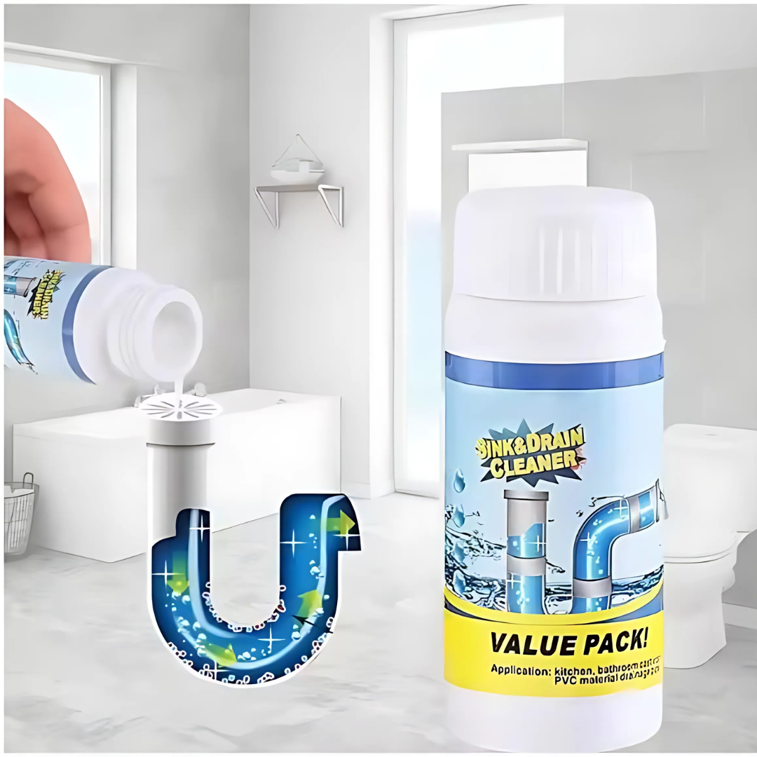 Cleaner Pro° PipeCleaner 1+1 GRATIS: Vask og Avløp Rørrenserpulver