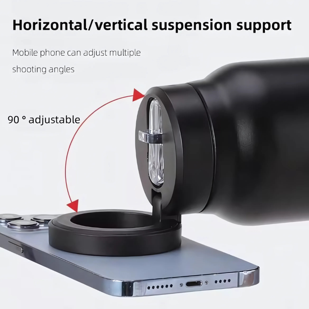 Holder360° MagneticBottle: Magnetisk Vannflaske Telefonholder
