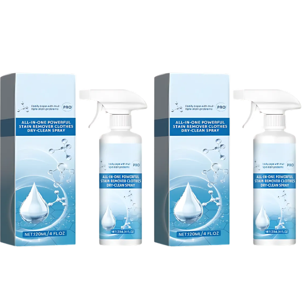 StainRemover 1+1 GRATIS - Kraftig Spray Tøy Flekkfjerner