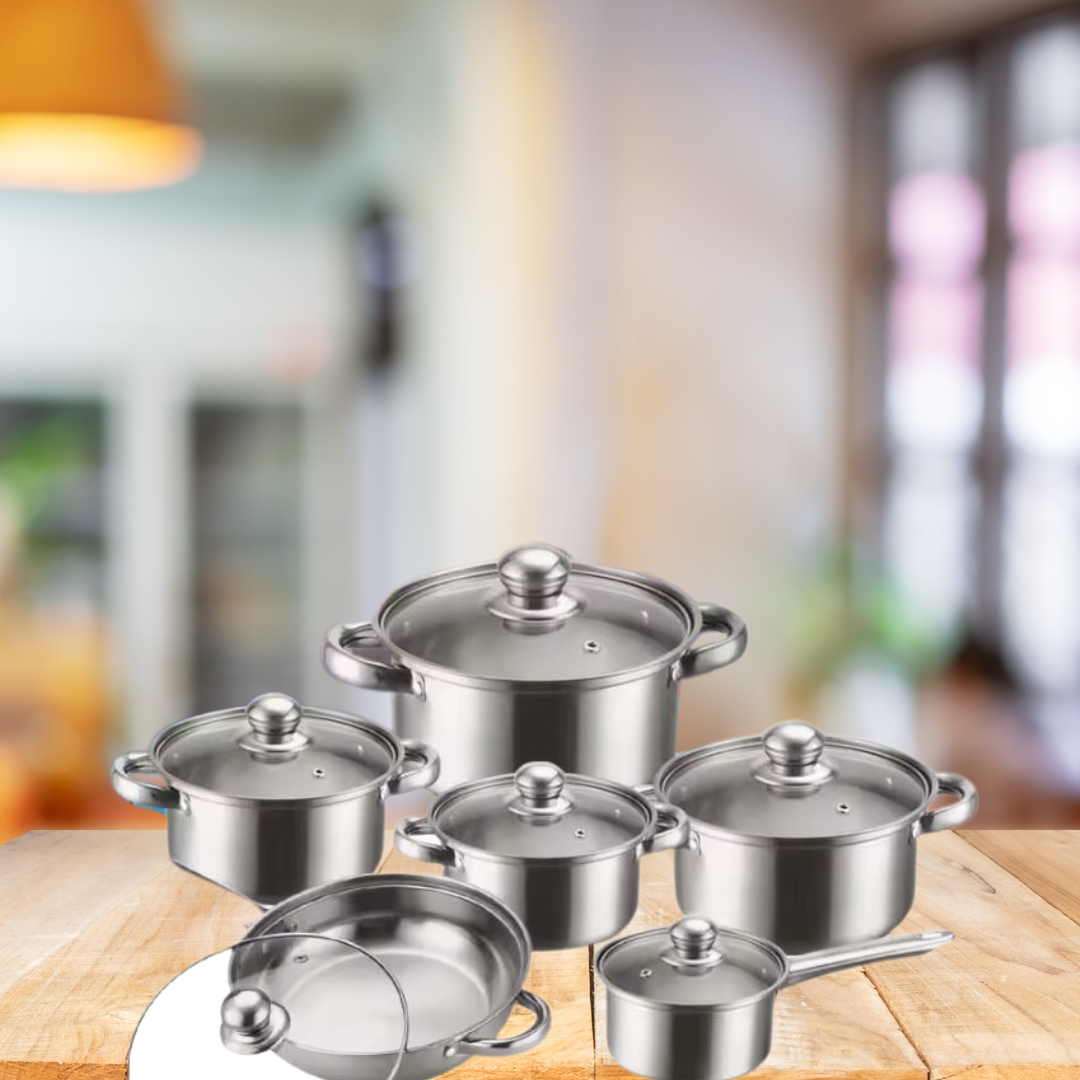 Globetrek° CookingSet: 12 Deler Kokekarsett I Rustfritt Stål