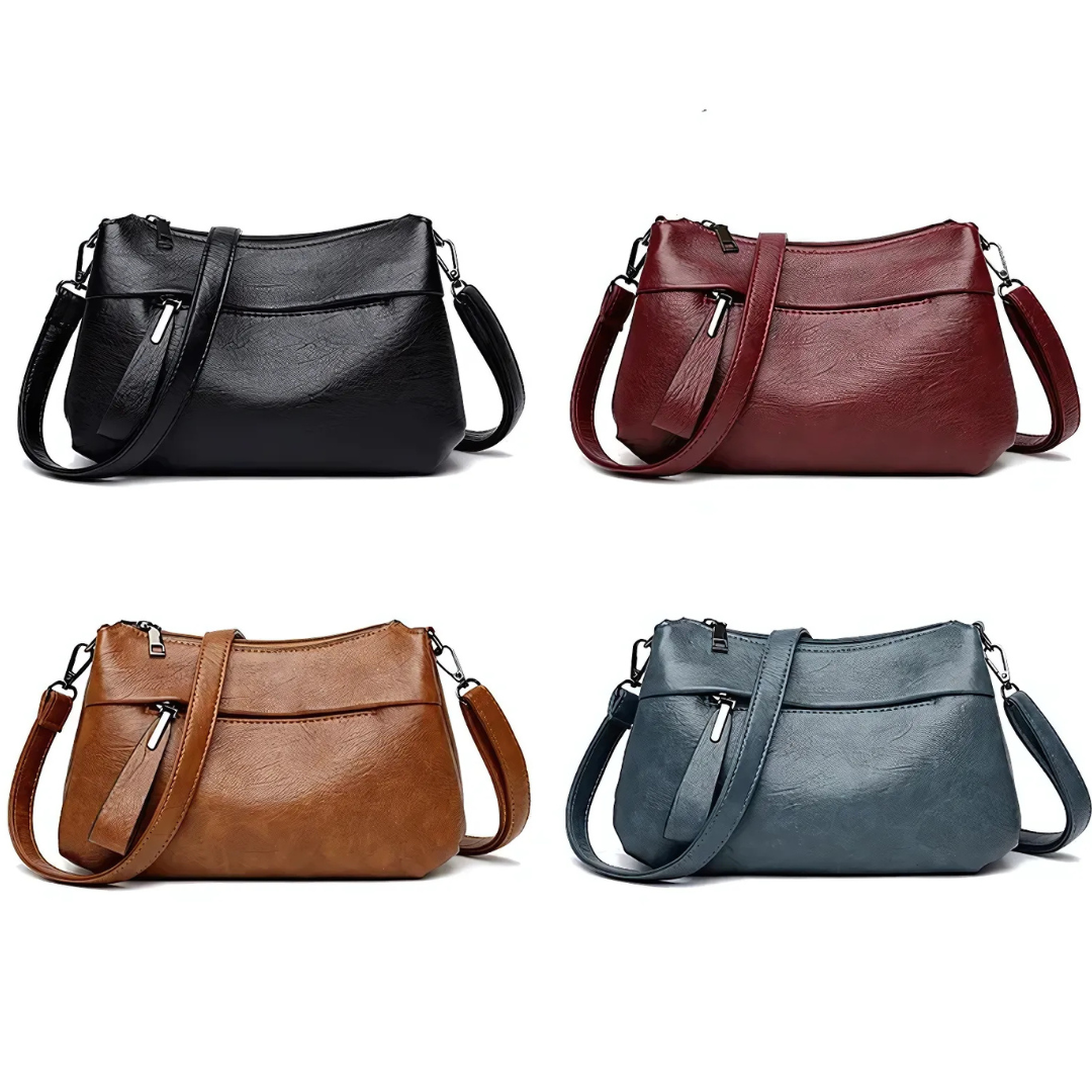 Icone™ CasualBag: Elegant, Avslappet Og Romslig Crossbody- Og Skulderveske