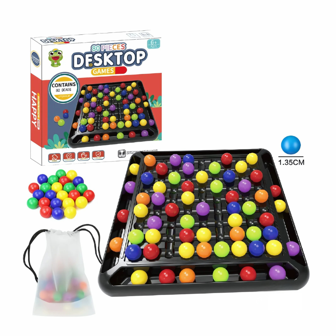 Kletshuts™ ColorGame: Intellektuelt Regnbue Perle Elimineringsspill