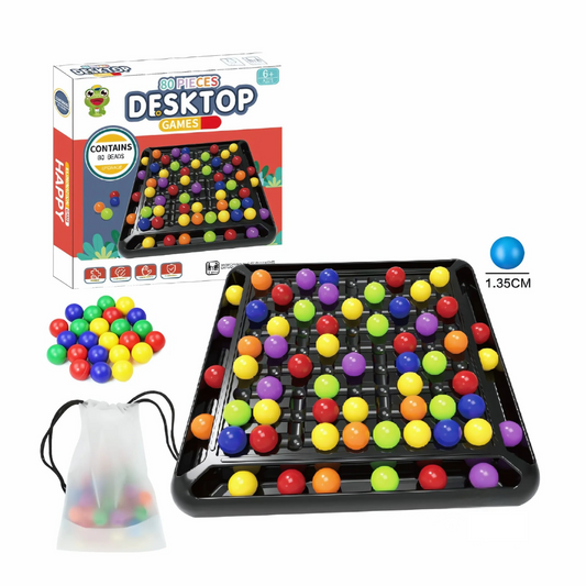 Kletshuts™ ColorGame: Intellektuelt Regnbue Perle Elimineringsspill
