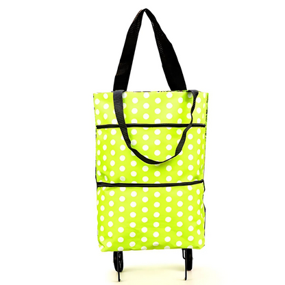 Icone™ GroceryBag 1+1 GRATIS: Stor Kapasitet Handlepose Med Sammenleggbare Hjul