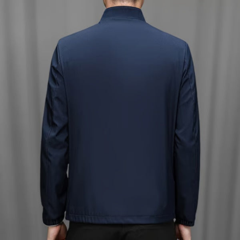 Icone™ CasualJacket: Stående krage casual glidelåsjakke til menn