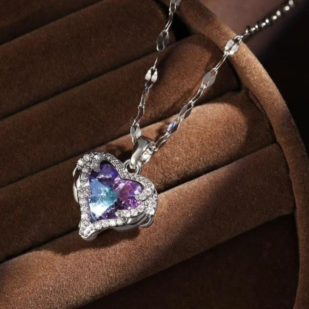 Jewelance™ CrystalHeart 1+1 GRATIS - Elegant Funklende Premium Krystal Hjerte Vedhæng