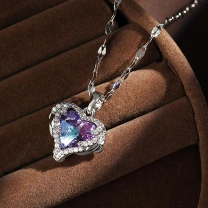 Jewelance™ CrystalHeart 1+1 GRATIS - Elegant Funklende Premium Krystal Hjerte Vedhæng