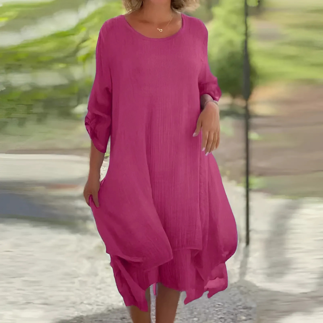 Icone™ LooseDress: Enkel, pustende løs passform kjole