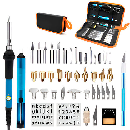 PyrographyKit - DIY Træbrænding Kreativ Håndværksdesign Pyrography Flere Tips Kit