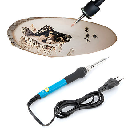 PyrographyKit - DIY Træbrænding Kreativ Håndværksdesign Pyrography Flere Tips Kit
