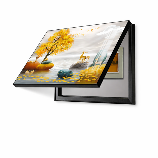 PanelFrame - Dekorativ Elektrisk Paneldekningsramme Veggkunst