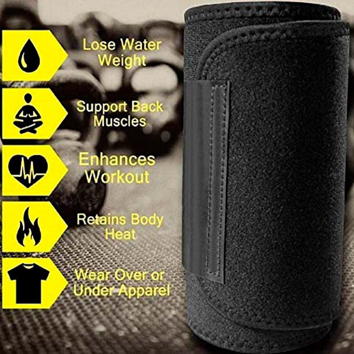 FitBelt 1+1 GRATIS: Forbrænd Fedt Sved Mere Motioner Fit Form Talje Bælte