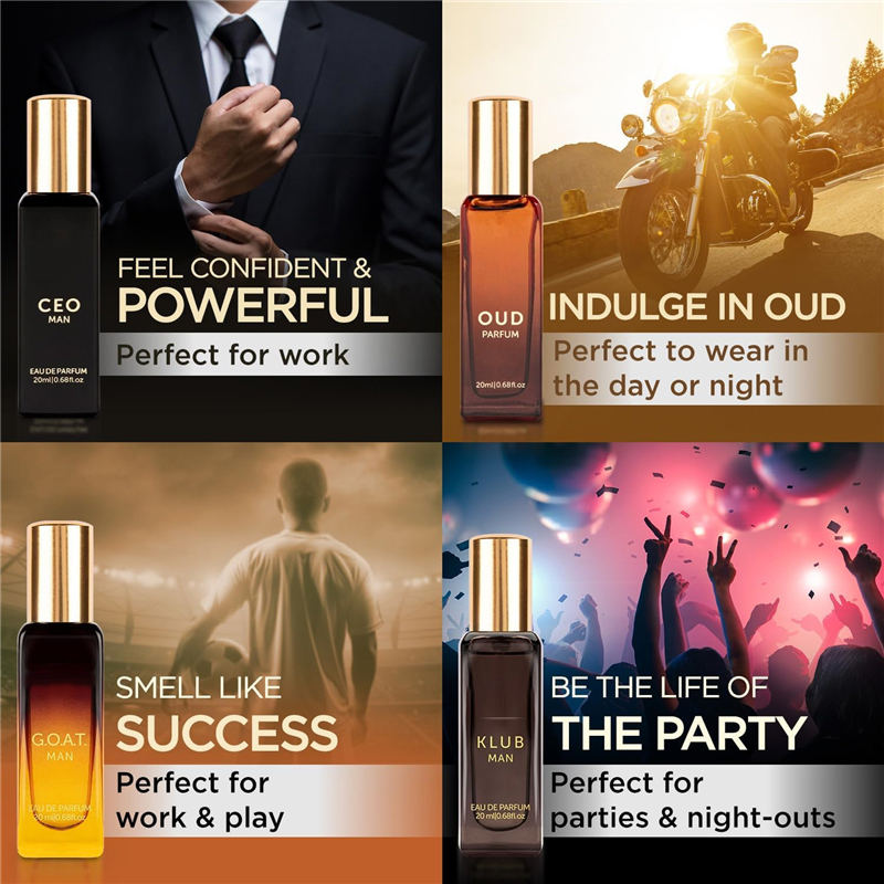 PerfumeSet - Luksus Mænds Parfume Sæt Rejse Størrelse Kollektion