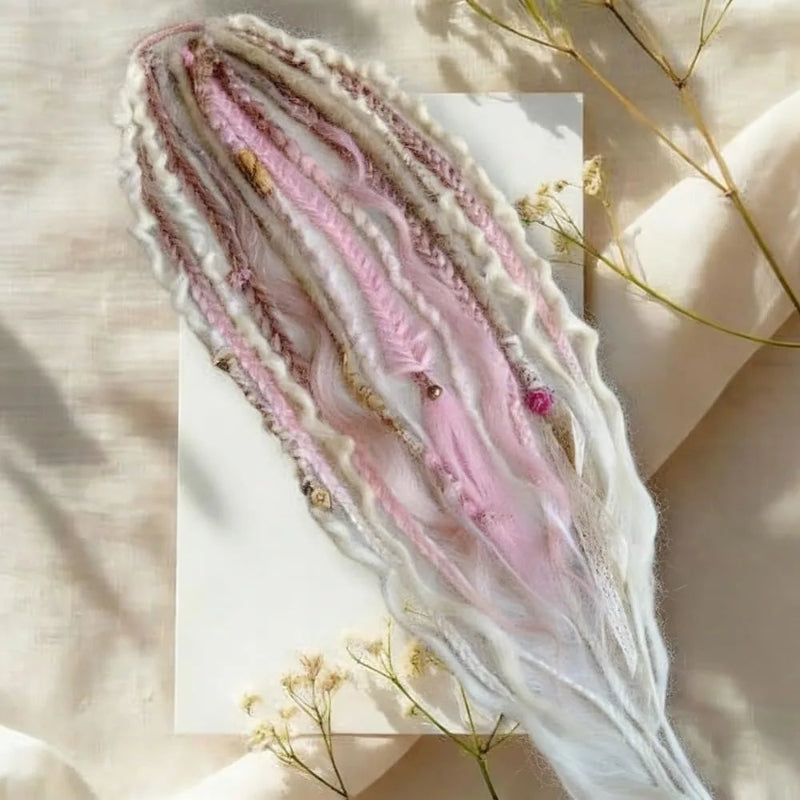 Rose® BraidedExtensions: Naturlig Flettet Leder Hår Hestehale Design Udvidelser