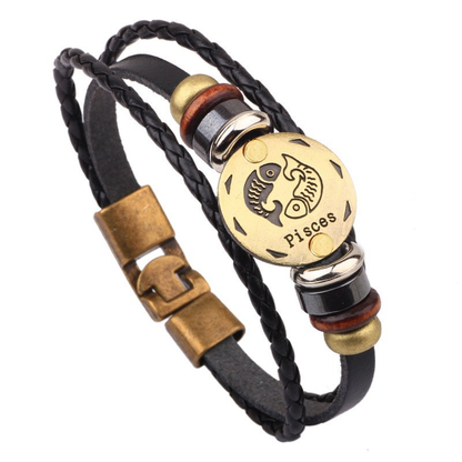 Jewelance™ ZodiacBracelet 1+1 GRATIS: Justerbart Vintage Sjarm Stjernetegn Armbånd