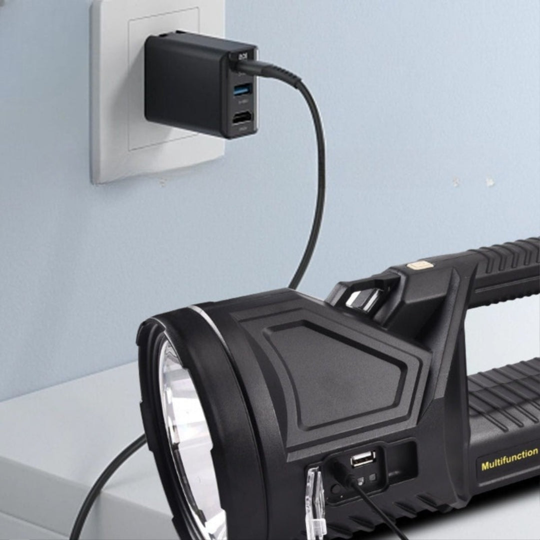 Ledsen™ PowerLight: Multifunksjonell Kraftig Oppladbar Nødlys
