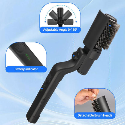 Globetrek° PowerBrush: Elektrisk Power Grill Rengøringsbørste Med Rotationsdybderengøring