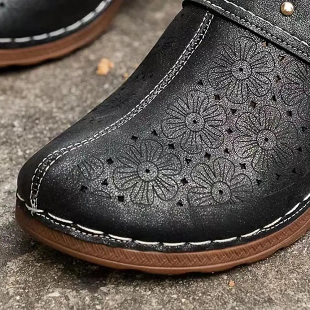 Happy™ ChunkySandals: Stilfull Lukket Tå Plattform Slip-on Chunky Sandaler