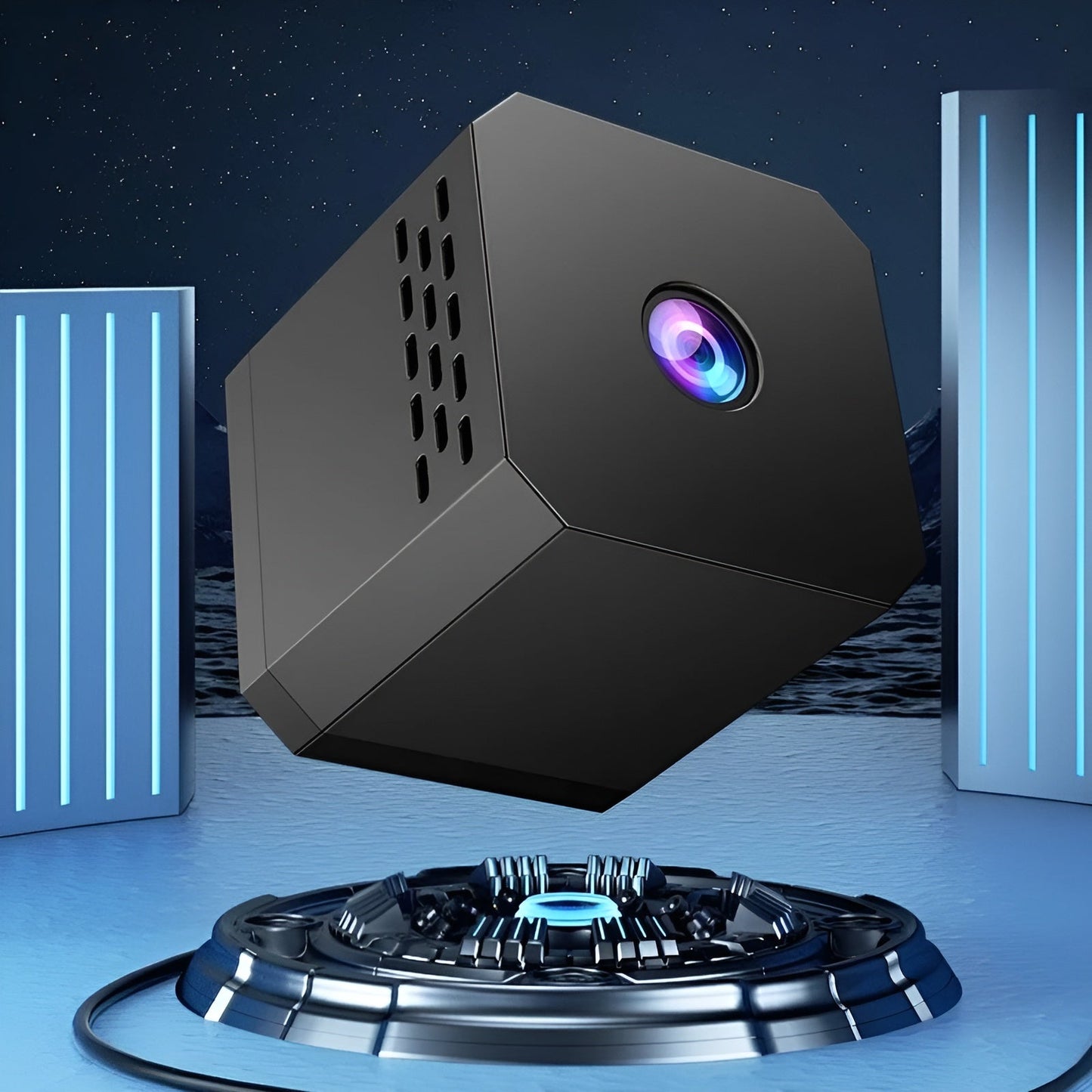 Globetrek° CompactCamera: Trådløs HD Natsyn Hjem Monitor Kompakt Kamera