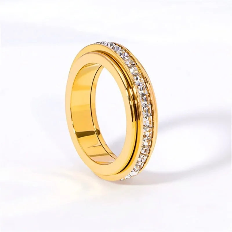 Jewelance™ RotatingRing 1+1 GRATIS: Finger Spinner Roterende Ring Anti Angst Stress Lettelse Smykker