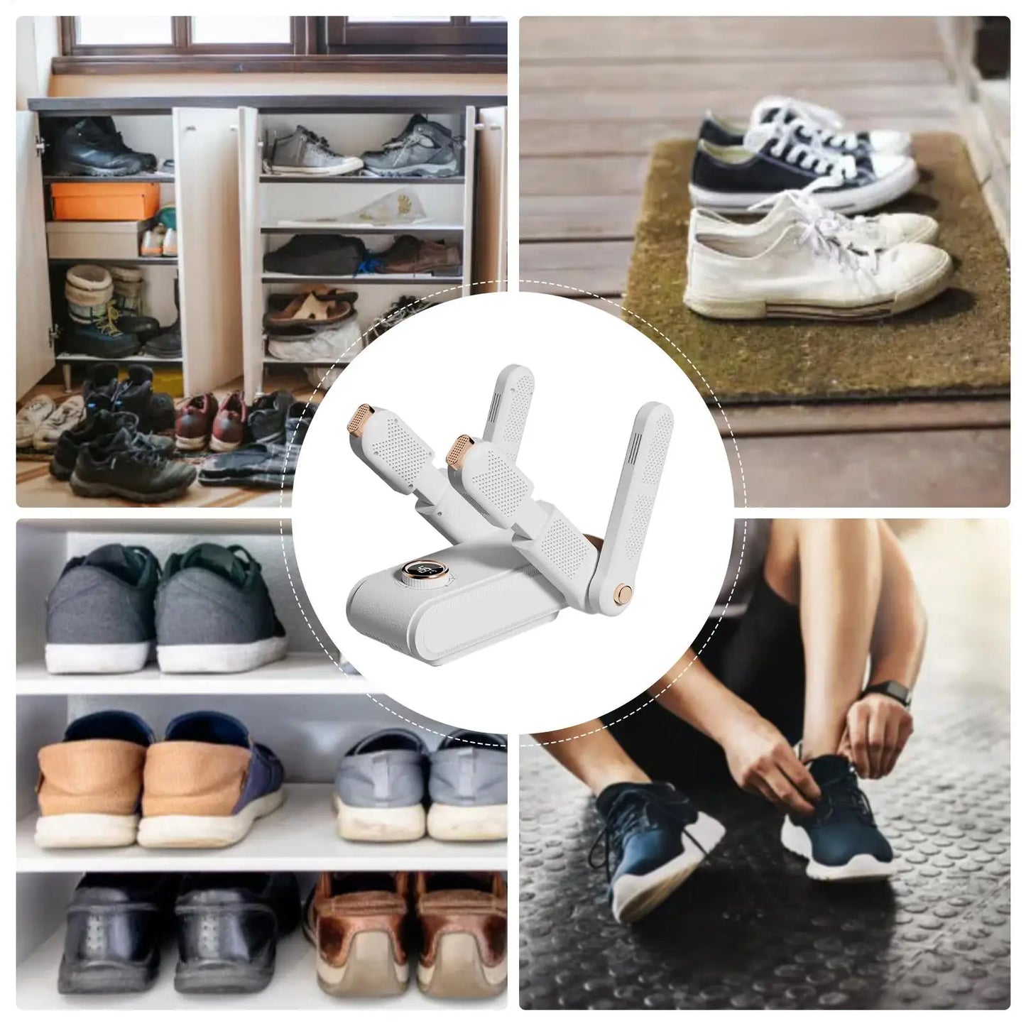 Globetrek° ShoeDryer - Bærbar Elektrisk Smart Foldbar Sko Tørrer