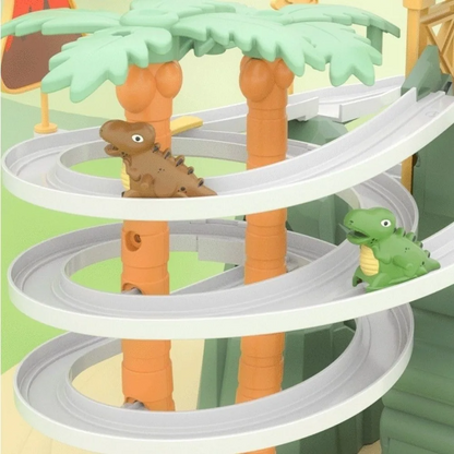 Kletshuts™ DinoSlide: Automatisk Dino Slide Spor Leketøy For Barn